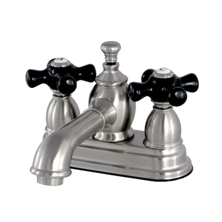 Kingston Brass KS7008PKX 4" Centerset Bathroom Faucet, Brushed Nickel KS7008PKX